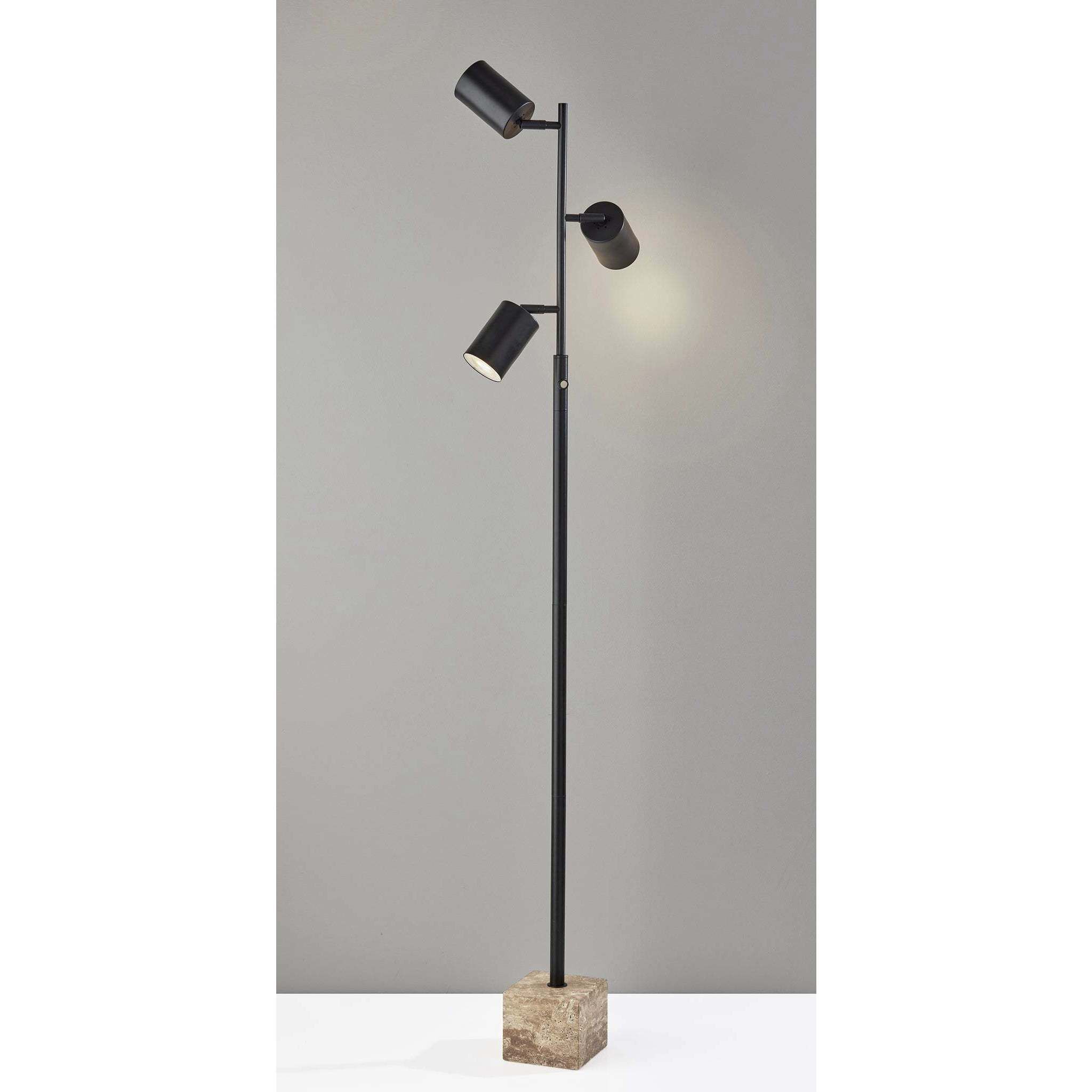 Rutherford 64 inch 5.00 watt Black Tree Floor Lamp Portable Light