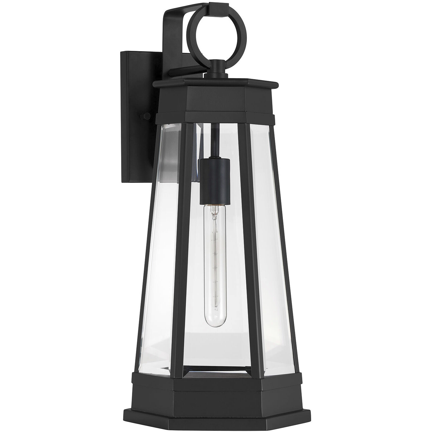 Payne 1 Light 21.38 inch Matte Black Outdoor Wall Lantern