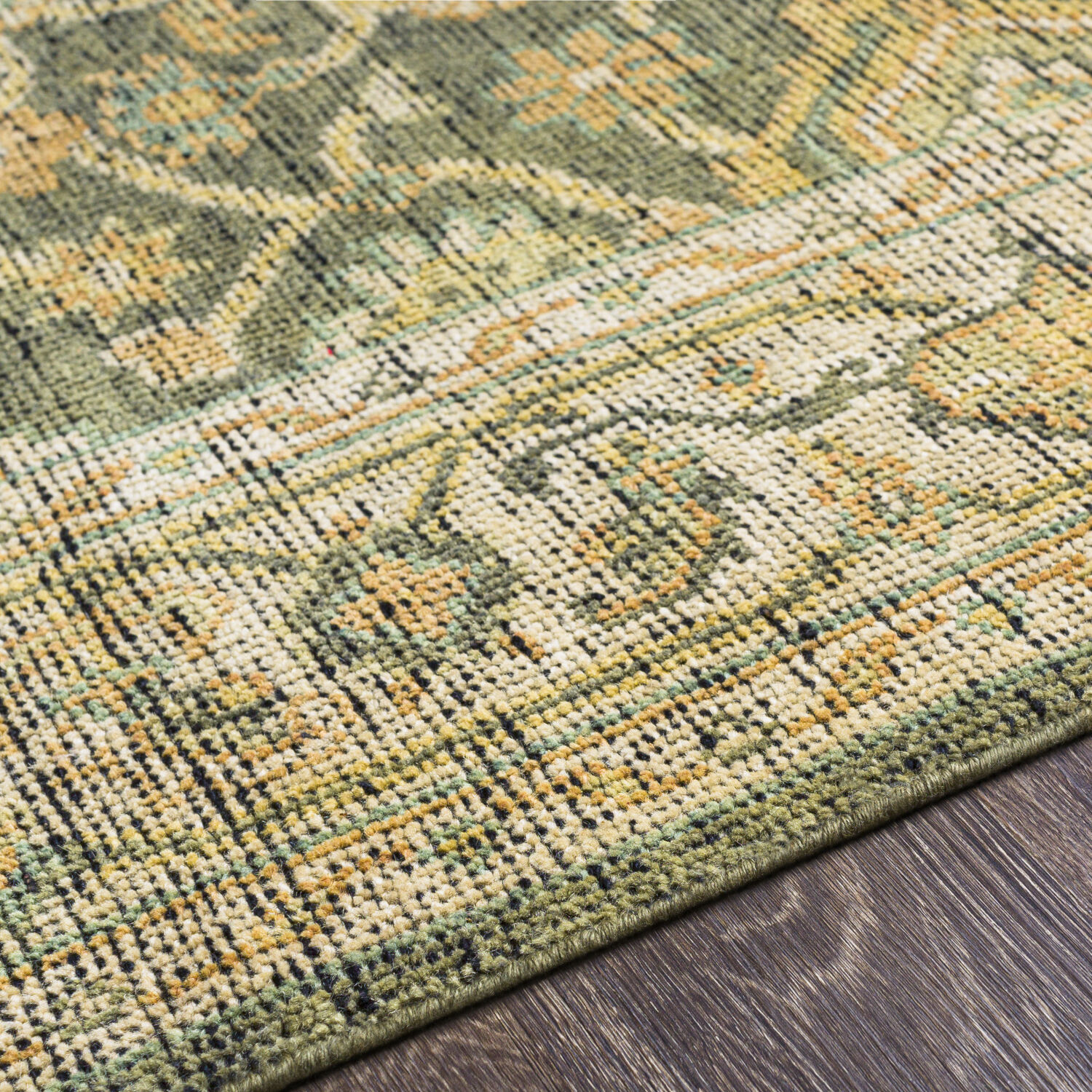 Reign 108 X 72 inch Sage Rug in 6 X 9, Rectangle