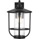 Janney 1 Light 17 inch Black Outdoor Wall Sconce