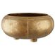 Zehir Antique Brass Cache Pot
