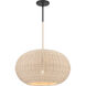 Modjeska 1 Light 20.13 inch Coal Pendant Ceiling Light