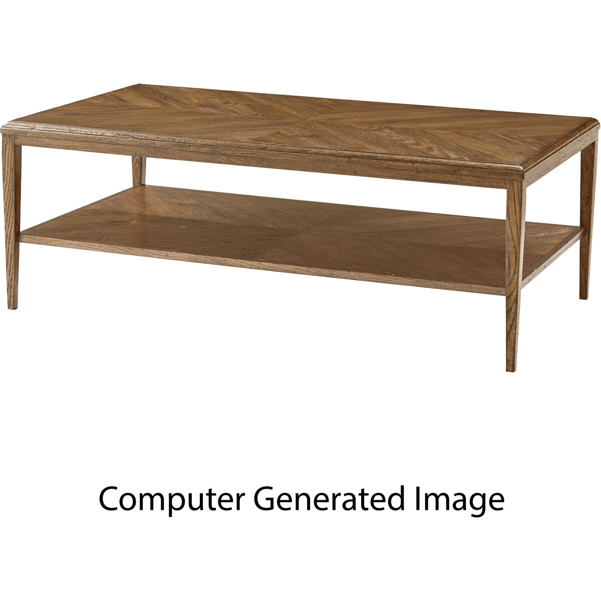 Nova 50 X 28 inch Dawn Undertier Shelf Cocktail Table