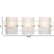 Brilliance 3 Light 23.25 inch Chrome Bath Vanity Wall Light