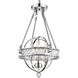 Arkansas 3 Light 12 inch Chrome Mini Chandelier Ceiling Light