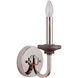 Ashwood 1 Light 5.5 inch Polished Nickel/Greywood Wall Sconce Wall Light in Polished Nickel and Greywood