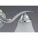 Trinity 1 Light 6.5 inch Polished Chrome Bath Vanity Wall Light
