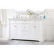 Clarence 60 X 22 X 35 inch White Vanity Sink Set