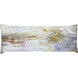 Wyatt Abstract 36 inch Multicolor Pillow in 36" x 14"