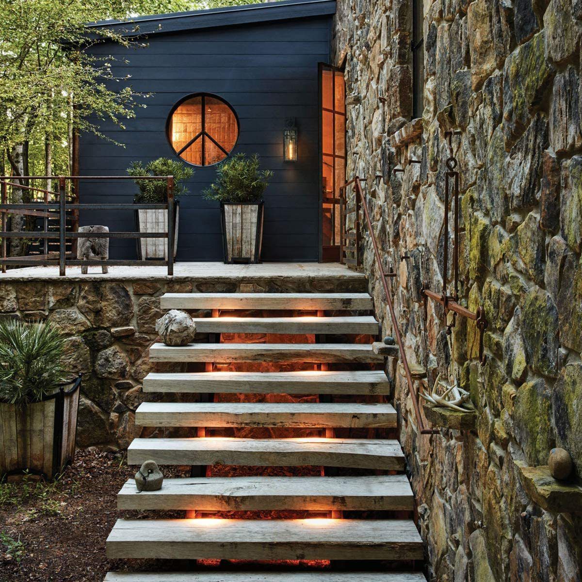 Nuvi 12v 3.50 watt Titanium Landscape Deck Sconce