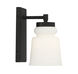 Vintage 1 Light 5 inch Matte Black Wall Sconce Wall Light