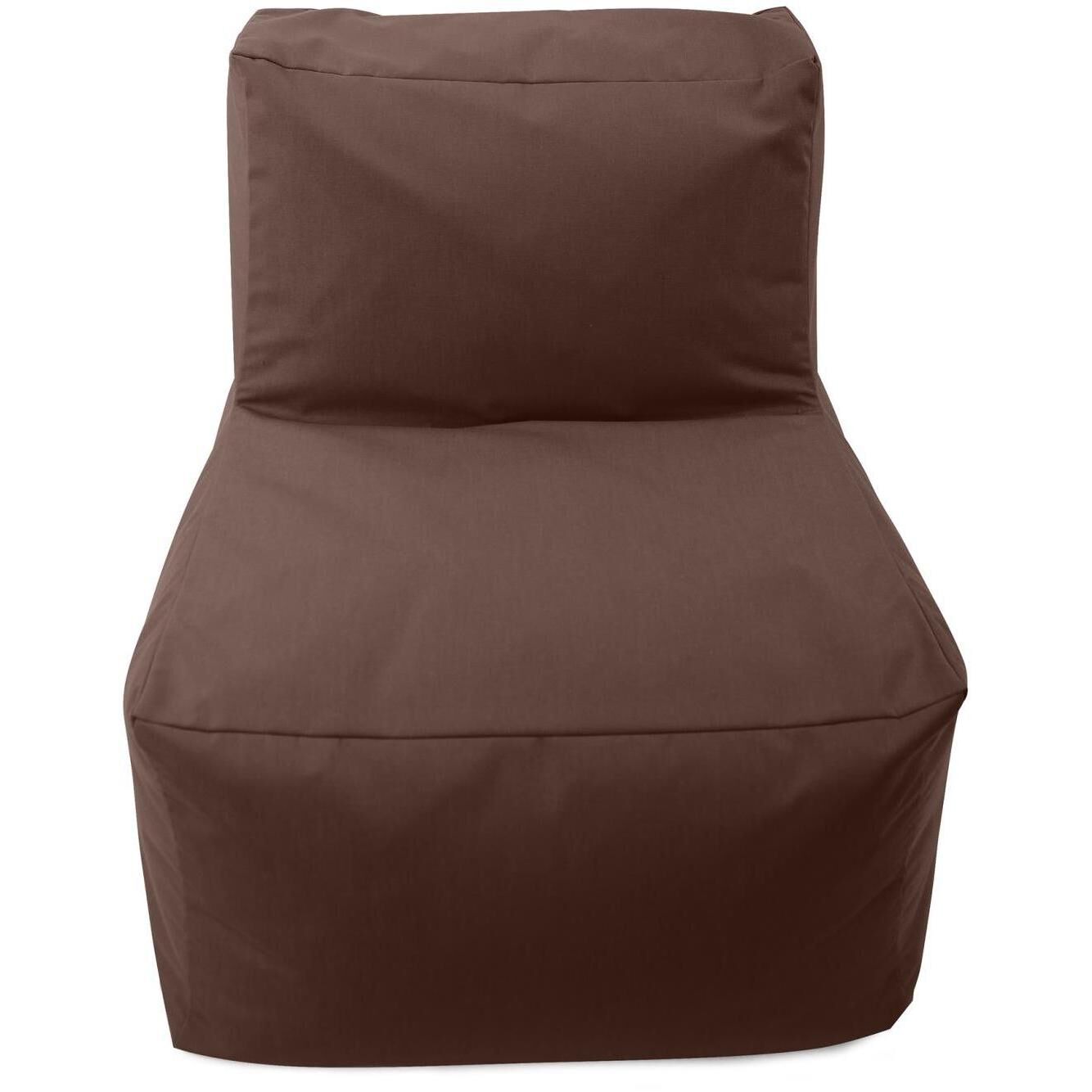 Seascape Chocolate Outdoor Pouf Chair