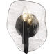 Samara 1 Light 7.75 inch Matte Black Wall Sconce Wall Light