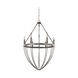 Harlow 6 Light 28 inch Ash Chandelier Ceiling Light