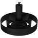 Parlor 4 Light 22 inch Matte Black Pendant Ceiling Light