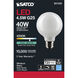 Lumos LED Medium Medium 4.50 watt 4000K LED Filament