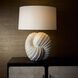 Spira 30 inch 60 watt Natural Eggshell and Antique Brass Table Lamp Portable Light
