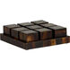 Tic Tac Toe Brown Game Decor