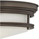 Hadley 3 Light 14 inch Oil Rubbed Bronze Indoor Flush Mount Ceiling Light