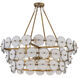 Kintrel 6 Light 36.5 inch Legacy Brass Pendant Ceiling Light