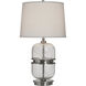 Cameron 33 inch 150.00 watt Clear Seeded Table Lamp Portable Light