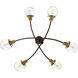 Trance 6 Light 34 inch Western Bronze Chandelier Ceiling Light
