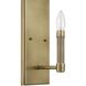 Mcgill 1 Light 8.75 inch Natural Brass Wall Sconce Wall Light