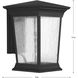 Arrive LED LED 13 inch Textured Black Outdoor Wall Lantern, Large, Progress LED