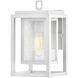 Coastal Elements Estate Series Republic 1 Light 12 inch Textured White Outdoor Wall Mount