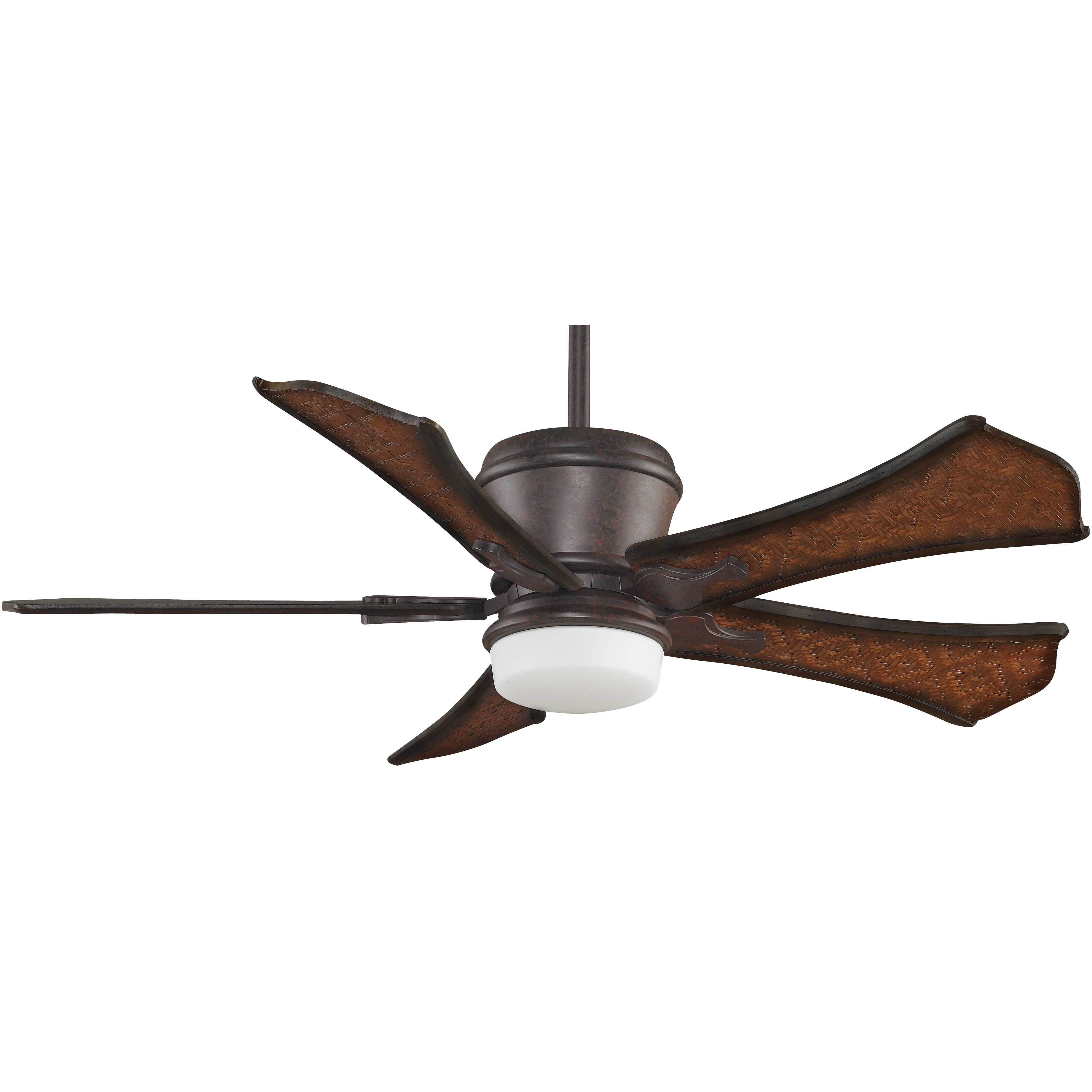 Blades Wood Antique Bamboo/Walnut 22.12 inch Each Fan Blades