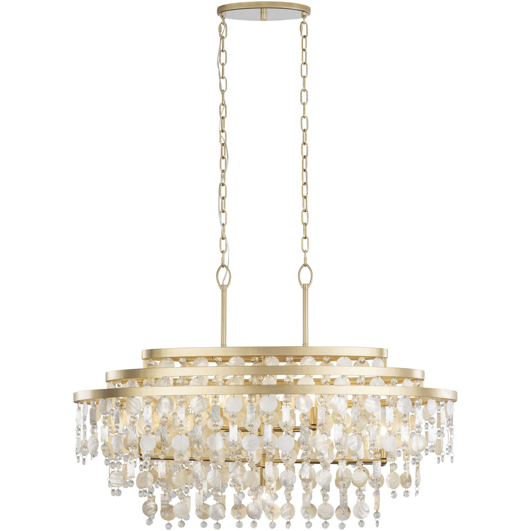Kalani Linear Pendant Ceiling Light, Smithsonian Collaboration