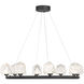 Castello LED 33.63 inch Matte Black Chandelier Ceiling Light