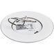 Ace 7.25 inch White Flush Mount Ceiling Light