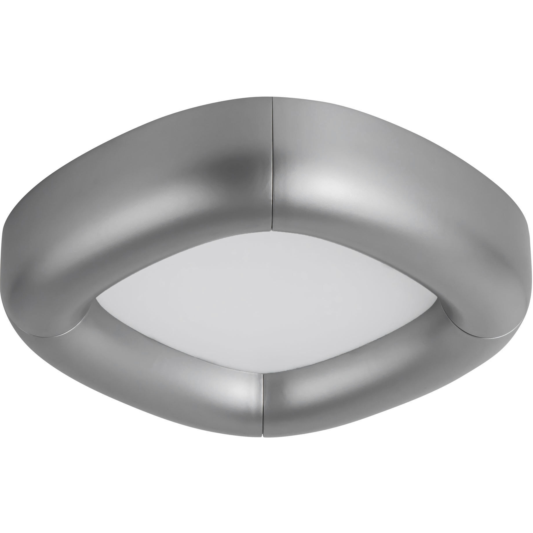 Folio 14.5 inch Space Gray Flush Mount Ceiling Light