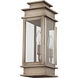 Princeton 1 Light 14 inch Vintage Pewter Outdoor Wall Lantern