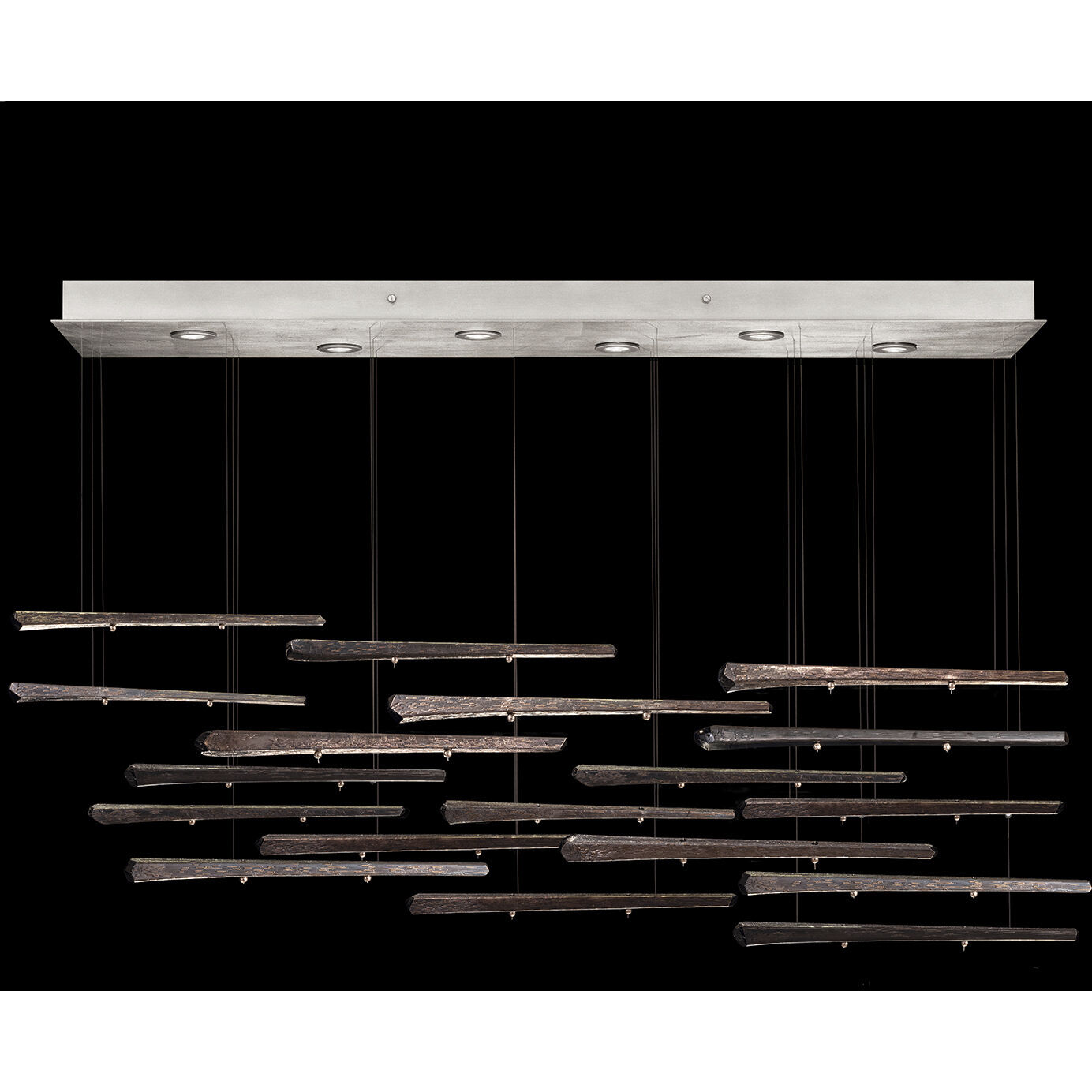 Elevate LED 59 inch Silver Pendant Ceiling Light