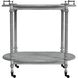 Kathleen 2 Tier Bar Cart in Gray