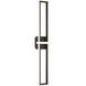 Bordo LED 35.5 inch Black Outdoor Wall Sconce
