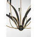 Miller 9 Light 35.5 inch Legacy Brass and Sand Coal Chandelier Ceiling Light