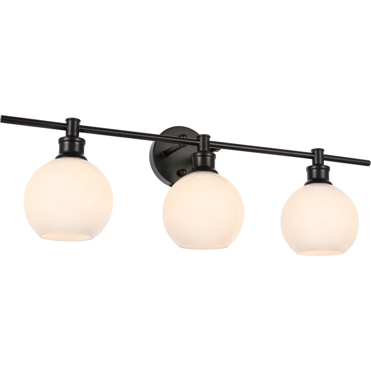 Syracuse 3 Light 28 inch Black Wall sconce Wall Light