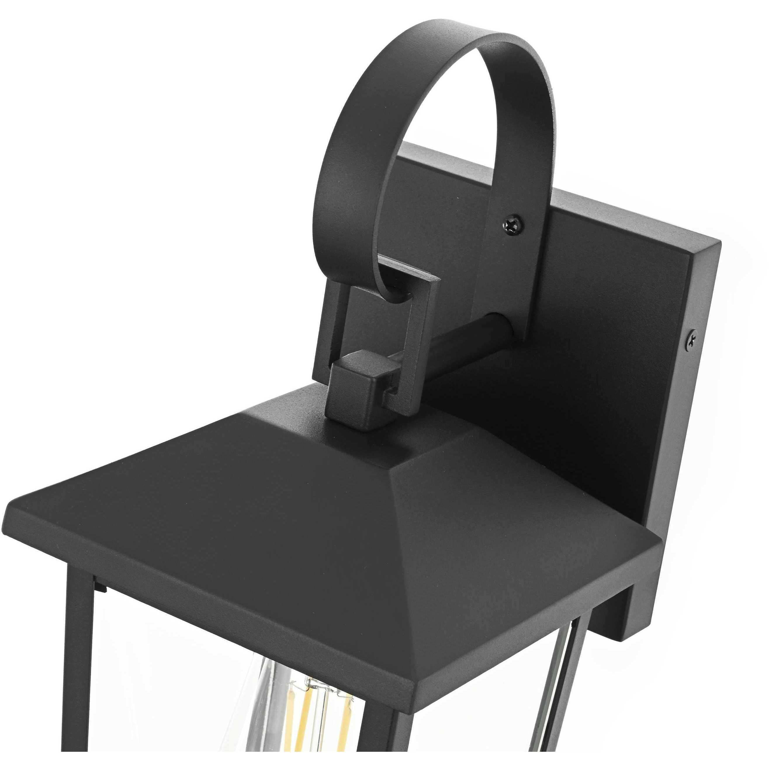 Riggs 1 Light 12.5 inch Black Outdoor Wall Sconce