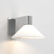 Conic 1 Light 9.33 inch Polished Chrome Bathroom Wall Light