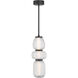 Cordel LED 6.5 inch Dark Matte Black Mini Pendant Ceiling Light