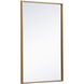 Monet 28 X 28 inch Brass Wall Mirror