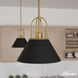 Carrington Isle 1 Light 12 inch Luxe Gold Pendant Ceiling Light
