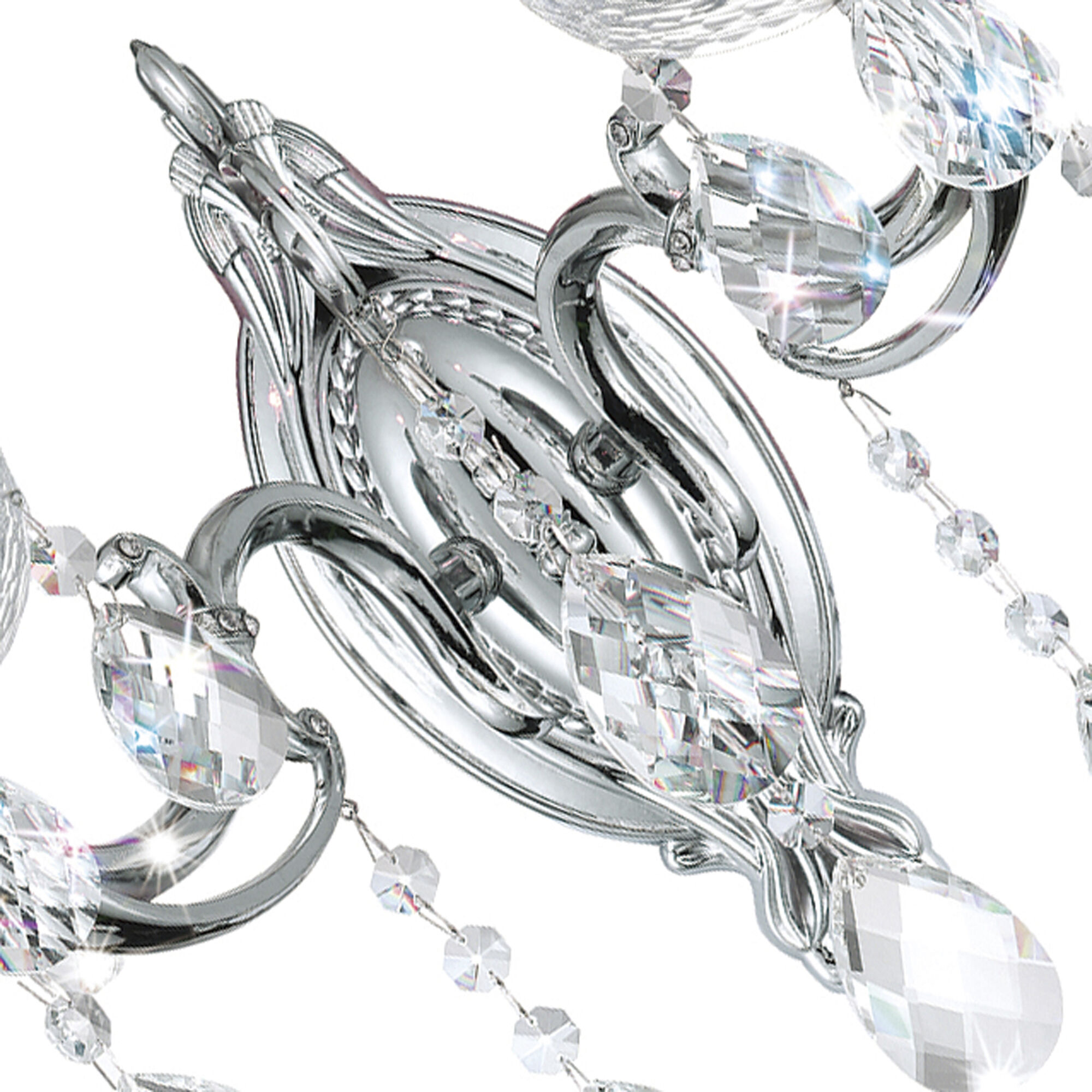 Flawless 2 Light 14 inch Chrome Wall Light