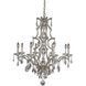 Shorecrest 8 Light 34 inch Sliver Dollar Chandelier Ceiling Light