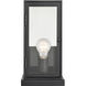 Foundation 1 Light 12 inch Matte Black Outdoor Wall Sconce