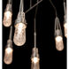 Link 10 Light 35 inch Sterling Mobile Pendant Ceiling Light in Clear Bubble