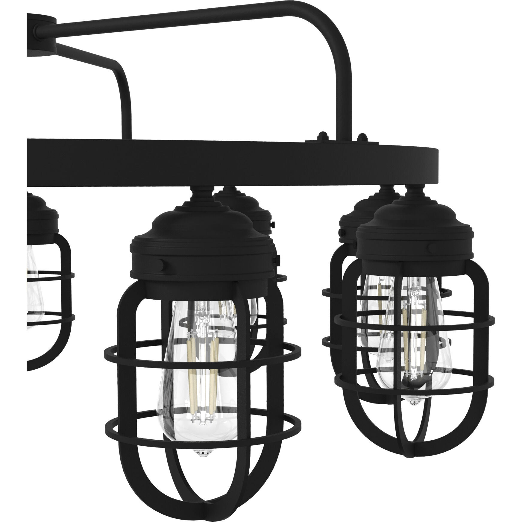 Starklake 9 Light 34.5 inch Natural Iron Chandelier Ceiling Light